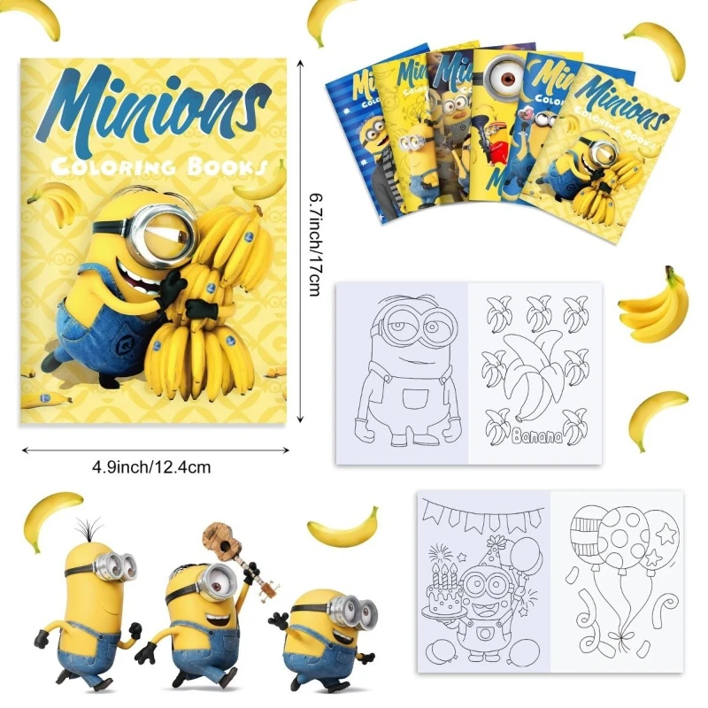Minions movie anime cartoon cute student coloring book kawaii boys and girls doodle hand-drawn line art drawing book wholesale
Minions movie anime cartoon cute student coloring book kawaii boys and girls doodle hand-drawn line art drawing book wholesale