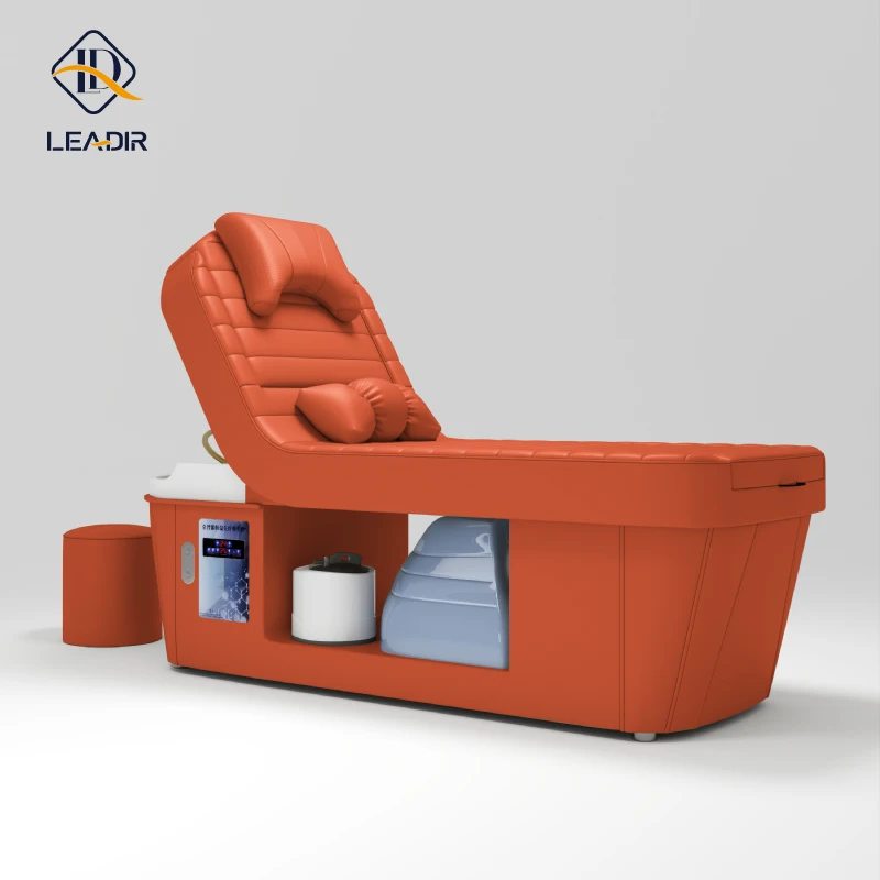 Low MOQ Thai Massage Shampoo Bed with Steam Electric Lay Down Hair Salon Washing Chair Shampoo Station
Low MOQ Thai Massage Shampoo Bed with Steam Electric Lay Down Hair Salon Washing Chair Shampoo Station