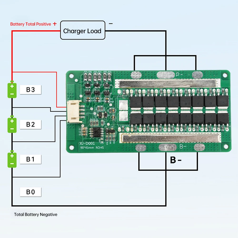 BMS 35A /40A Lithium Battery Protection Board PCB Charger Protection Board Module Board with Balance Power Tool Accessory
BMS 35A /40A Lithium Battery Protection Board PCB Charger Protection Board Module Board with Balance Power Tool Accessory