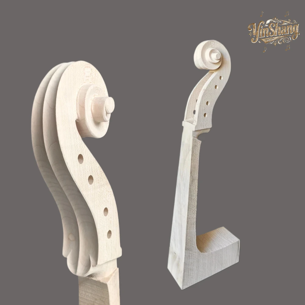 1PCS Unfinished Maple Cello Neck for 4/4 3/4 1/2 1/4 1/8 Scroll Full Size DIY Cello Parts Unvarnished with Accessories
1PCS Unfinished Maple Cello Neck for 4/4 3/4 1/2 1/4 1/8 Scroll Full Size DIY Cello Parts Unvarnished with Accessories