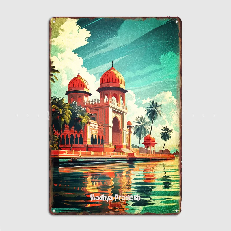Madhya Pradesh Palace Travel Scenery Sights Retro Poster Metal Sign Garage Club Indoor Room Wall Decor Custom Tin Home Decor
Madhya Pradesh Palace Travel Scenery Sights Retro Poster Metal Sign Garage Club Indoor Room Wall Decor Custom Tin Home Decor