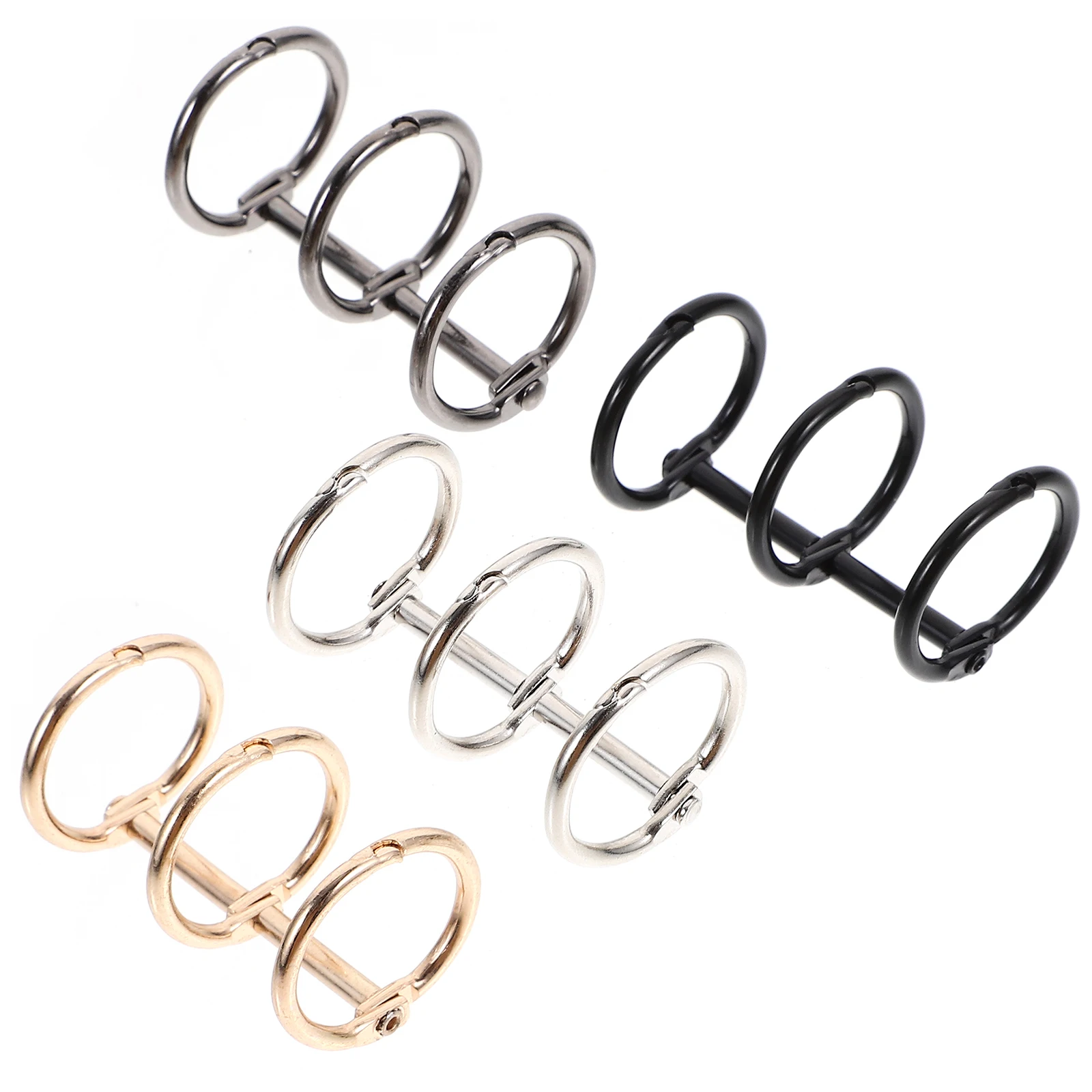4pcs Buckle 20x2.4x40mm Binder Rings Black Gold Gun Silver Metal 3-Hole Punch DIY Office Home School Document
4pcs Buckle 20x2.4x40mm Binder Rings Black Gold Gun Silver Metal 3-Hole Punch DIY Office Home School Document