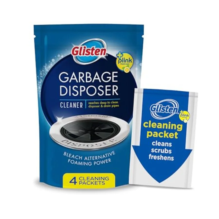 Glisten Garbage Disposer Cleaner and Freshener, Sink Disposal Odor Eliminator with Foaming Action, Lemon Scent, Made in the USA
Glisten Garbage Disposer Cleaner and Freshener, Sink Disposal Odor Eliminator with Foaming Action, Lemon Scent, Made in the USA