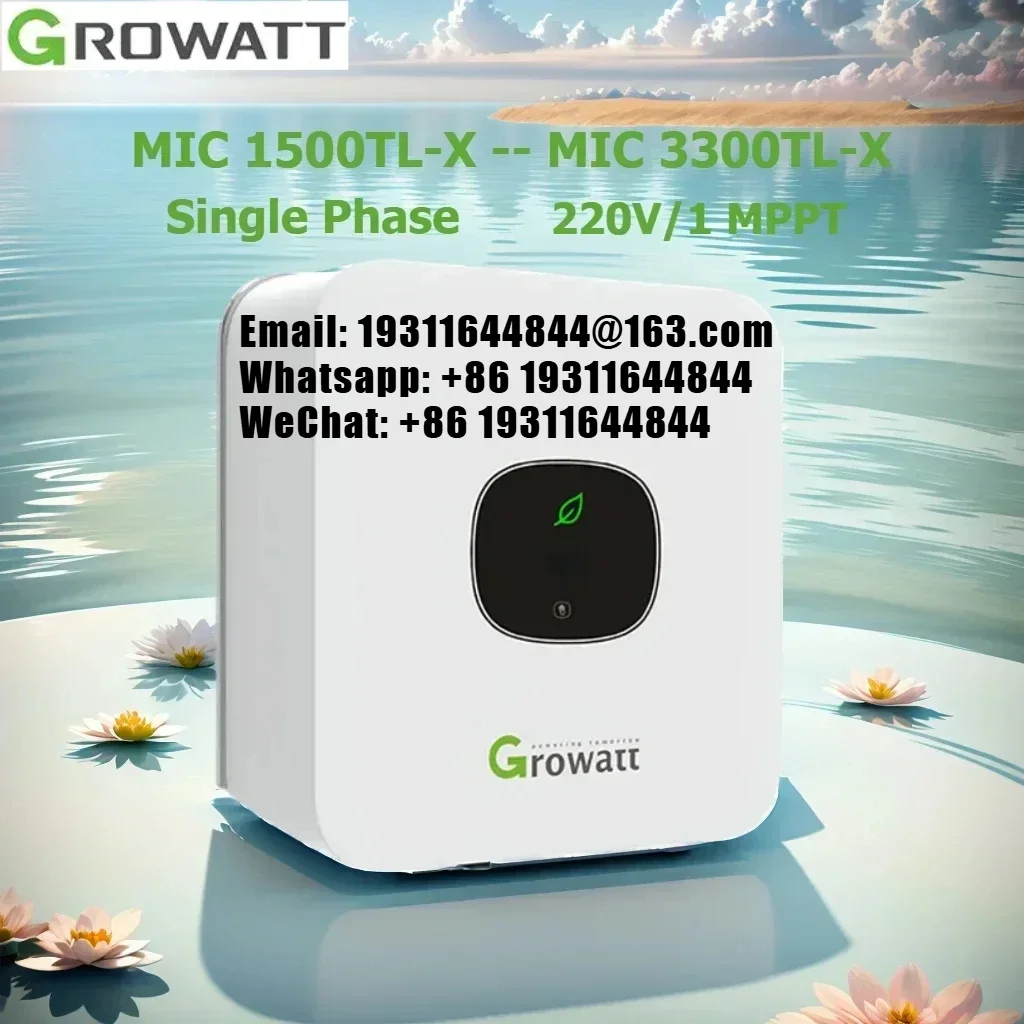 Европейская версия, однофазный, 1 кВт, 2 кВт, 3 кВт, Growatt MIC 1000TL-X MIC 2000TL-X MIC 3000TL-X на сетевой системе, солнечный инвертор
Европейская версия, однофазный, 1 кВт, 2 кВт, 3 кВт, Growatt MIC 1000TL-X MIC 2000TL-X MIC 3000TL-X на сетевой системе, солнечный инвертор