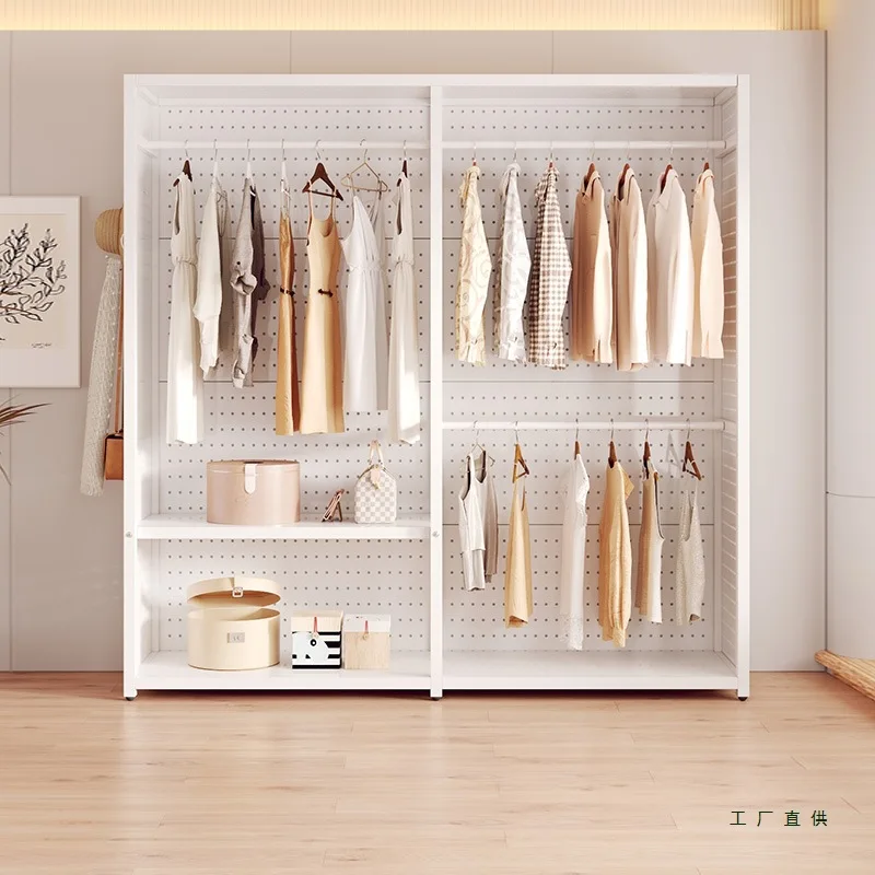 Hole board wardrobe household small apartment metal hanger open dust curtain cloakroom shelf floor cabinet
Hole board wardrobe household small apartment metal hanger open dust curtain cloakroom shelf floor cabinet