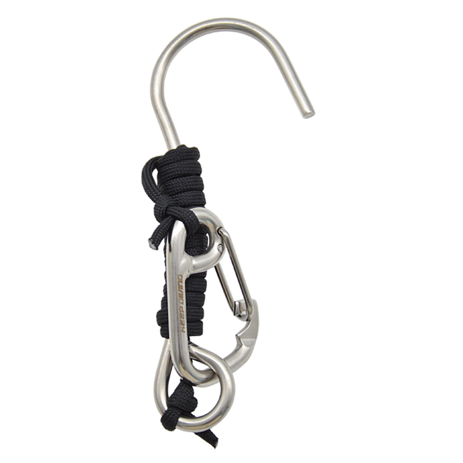 Крюк для дайвинга Reef Drift Hook из нержавеющей стали 316 с плетеным шнуром-темляком
Крюк для дайвинга Reef Drift Hook из нержавеющей стали 316 с плетеным шнуром-темляком
