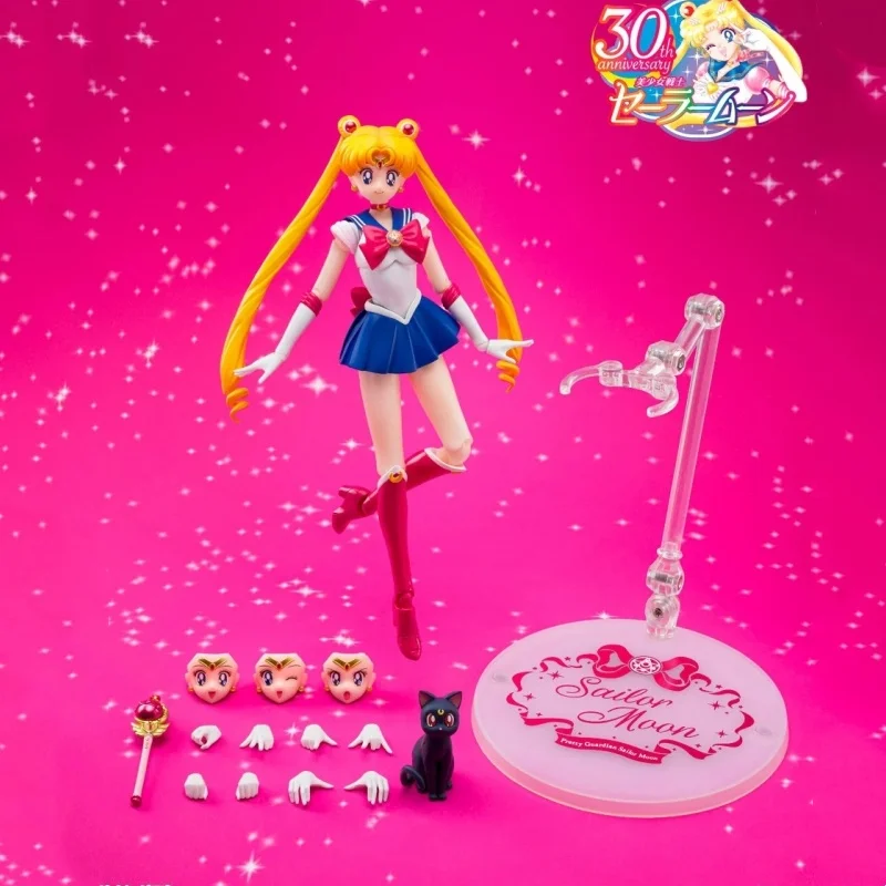 Bandai Shf Sailor Moon 30th Anniversary Usagi Tsukino Anime Action Figure Crystal Heart Collectible Cartoon Collection Customize
Bandai Shf Sailor Moon 30th Anniversary Usagi Tsukino Anime Action Figure Crystal Heart Collectible Cartoon Collection Customize