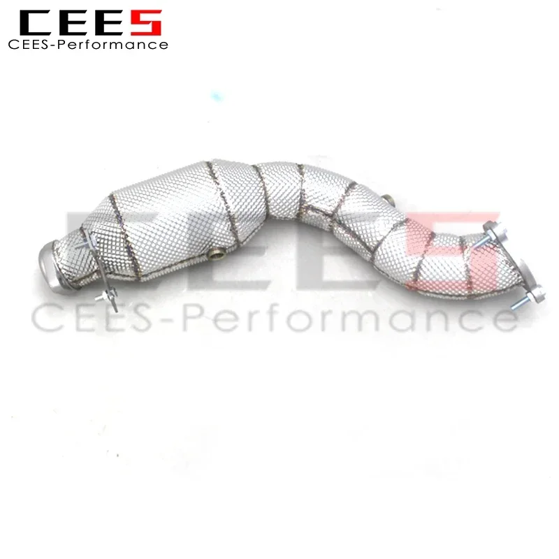 CEES SUS304 Upgrade Catted Downpipe With Catalyst for Mercedes-Benz E250/E300 W212 1.8T 2009-2012 Heat Shield Exhaust Pipe
CEES SUS304 Upgrade Catted Downpipe With Catalyst for Mercedes-Benz E250/E300 W212 1.8T 2009-2012 Heat Shield Exhaust Pipe