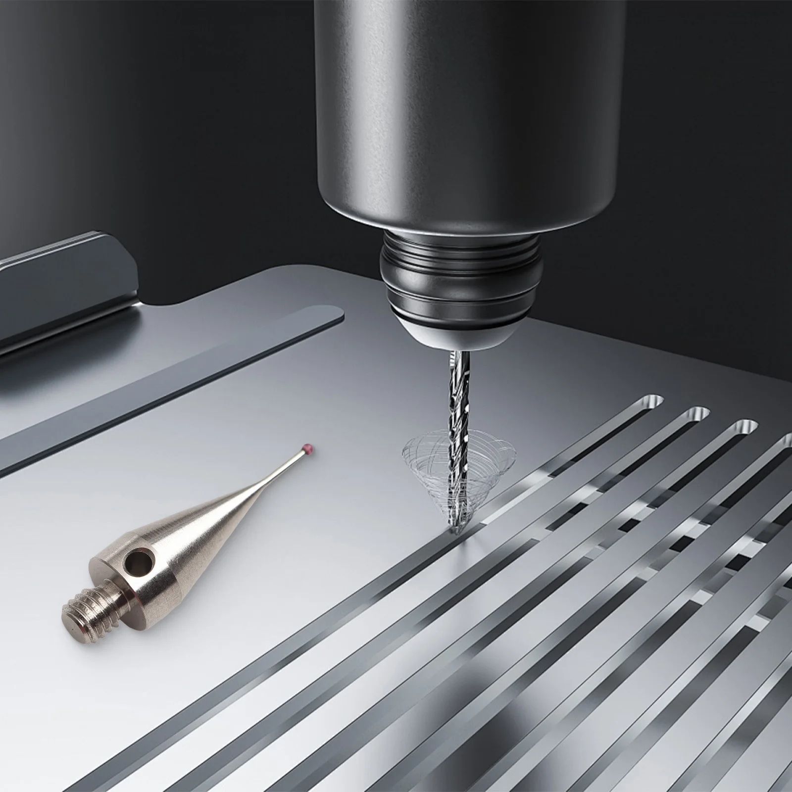 1,0 мм стилусные измерительные щупы для прецизионных инженерных точных измерений, инструмент для измерения исключительной жесткости 
1,0 мм стилусные измерительные щупы для прецизионных инженерных точных измерений, инструмент для измерения исключительной жесткости