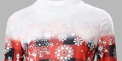 Women's Snowflake Plaid Flare Dress Crew Neck and Long Sleeves Ideal for Winter Holiday and Party Looks
Women's Snowflake Plaid Flare Dress Crew Neck and Long Sleeves Ideal for Winter Holiday and Party Looks