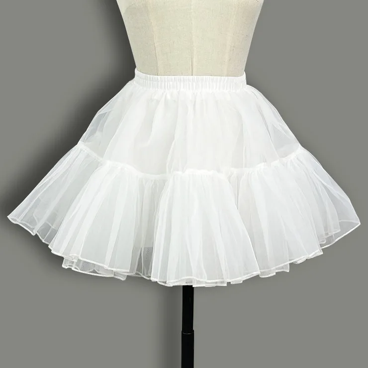 Miaobing Lolita Half Skirt Soft Tulle Short Puffy Skirt Daily No Bone Shortened Version of the Classic Lolita Style Skirt
Miaobing Lolita Half Skirt Soft Tulle Short Puffy Skirt Daily No Bone Shortened Version of the Classic Lolita Style Skirt