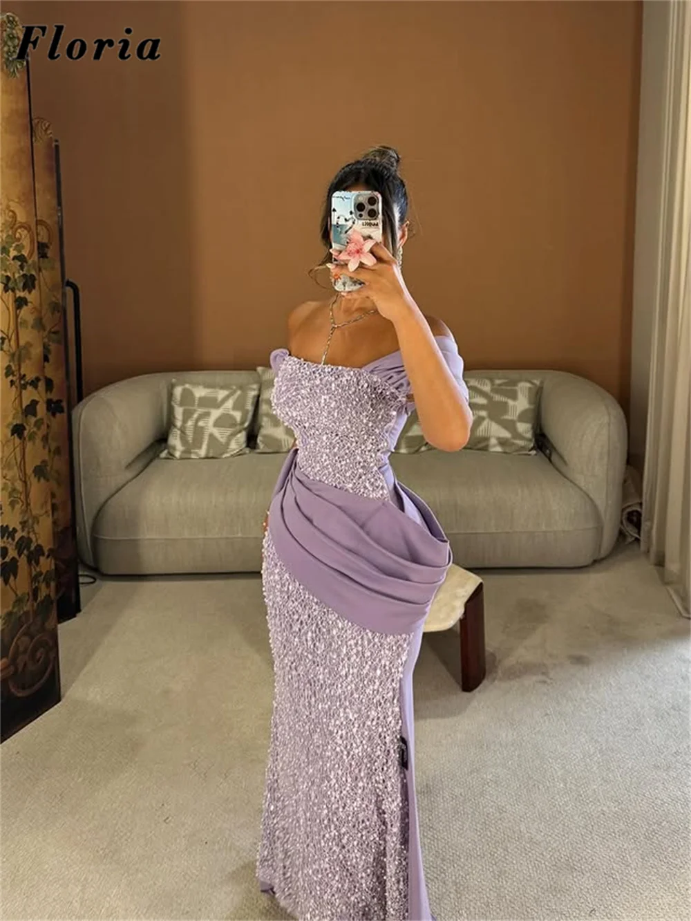 Robes De Soiree Фиолетовые вечерние платья с блестками и открытыми плечами Дубайское платье для выпускного вечера с бисером Индивидуальные платья для свадебной вечеринки
Robes De Soiree Фиолетовые вечерние платья с блестками и открытыми плечами Дубайское платье для выпускного вечера с бисером Индивидуальные платья для свадебной вечеринки