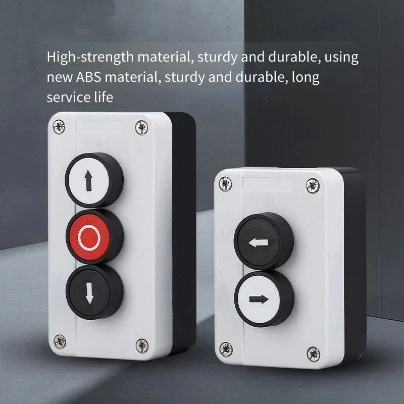Industrial Handheld Control Box Waterproof Button Switch Arrow Symbol Indicating Start Stop Self-restoring for Electronics
Industrial Handheld Control Box Waterproof Button Switch Arrow Symbol Indicating Start Stop Self-restoring for Electronics