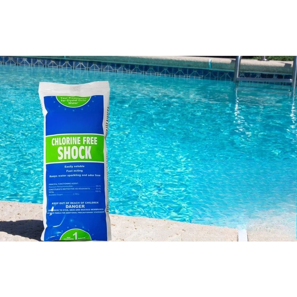 Безхлорный шок для бассейна, не раздражающая формула, 36,2% калий, монополярсульфат, 1 фунт, пакетик, 6 шт.
Безхлорный шок для бассейна, не раздражающая формула, 36,2% калий, монополярсульфат, 1 фунт, пакетик, 6 шт.