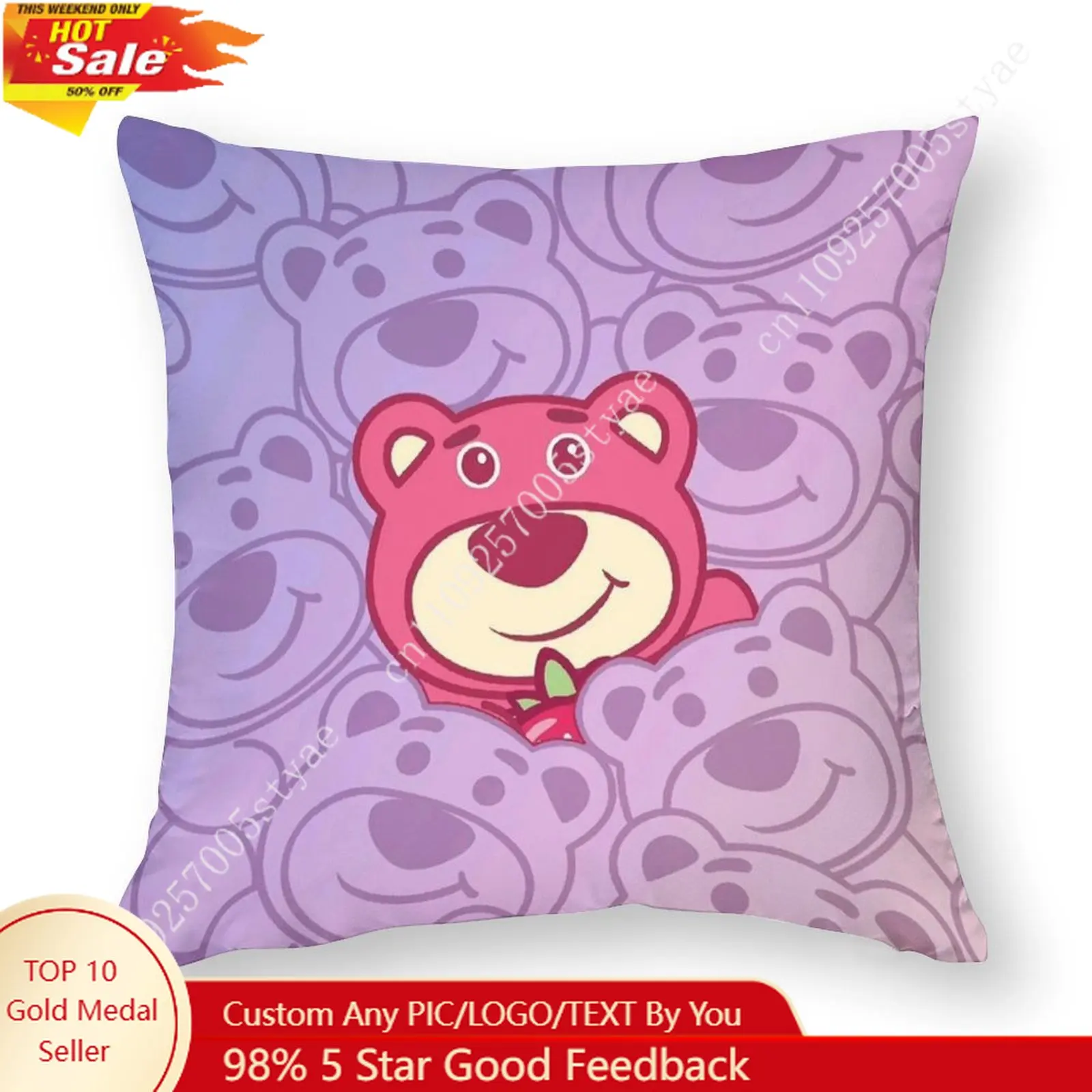 Lotso Pillowcase Disney Cartoon Soft Sofa Bed Decoration Child Holiday Party Boy Girl Gifts Custom Pillow Case Cover
Lotso Pillowcase Disney Cartoon Soft Sofa Bed Decoration Child Holiday Party Boy Girl Gifts Custom Pillow Case Cover