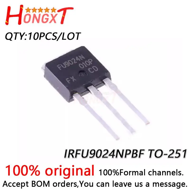 10 шт. 100% новый оригинальный IRFU9024N FU9024N IRFU9024NPBF TO-251 P Тренч MOS триод 55 В 11 А.
10 шт. 100% новый оригинальный IRFU9024N FU9024N IRFU9024NPBF TO-251 P Тренч MOS триод 55 В 11 А.