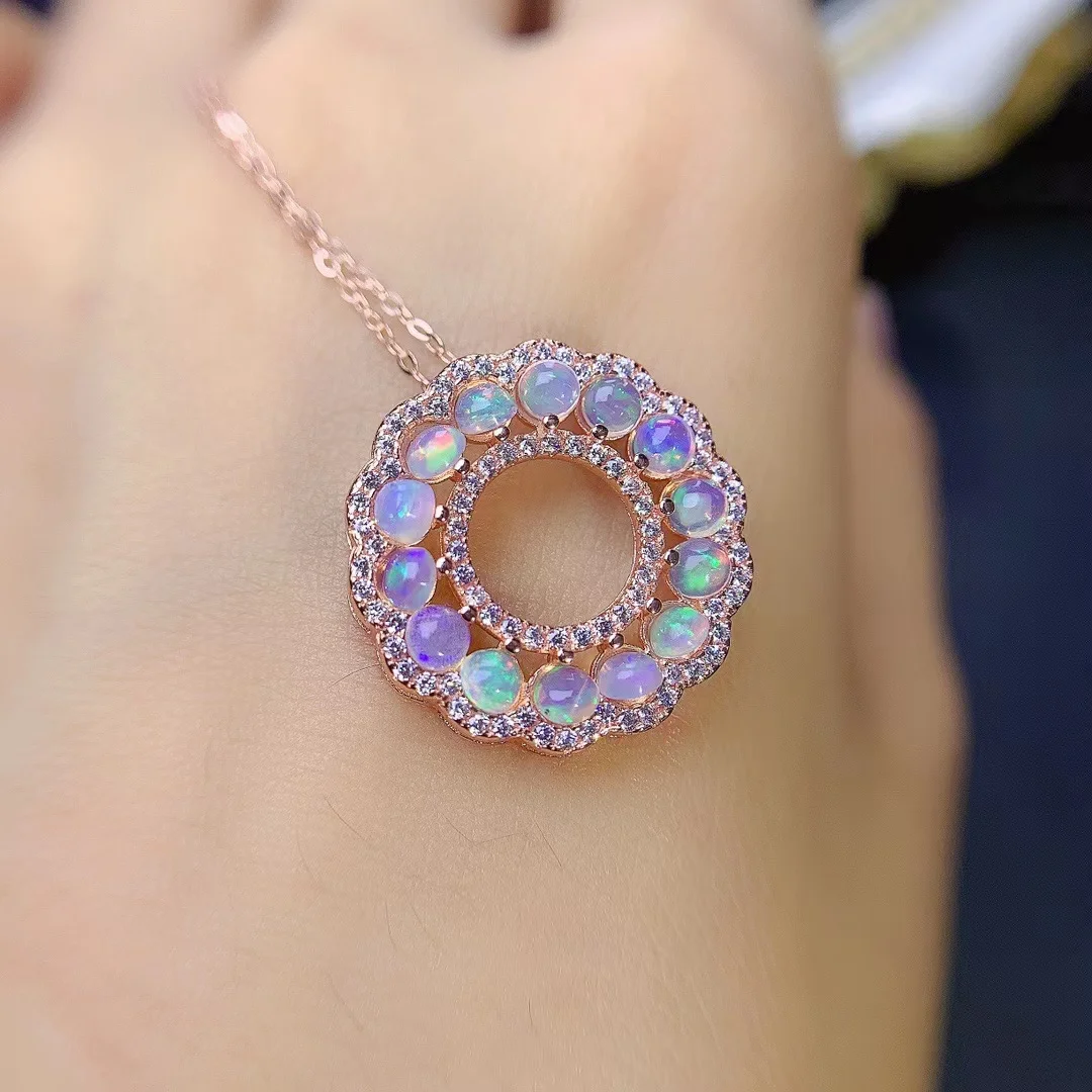 Natural Round Opal Pendant Necklace 925 Sterling Silver Ladies Birthday Gift Free Shipping
Natural Round Opal Pendant Necklace 925 Sterling Silver Ladies Birthday Gift Free Shipping