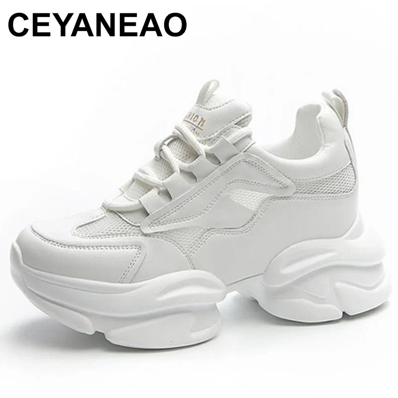 7cm Air Mesh Breathable Genuine Leather Platform Wedge Chunky Sneaker White High Brand Casual Summer Spring Autumn Ladies Shoes
7cm Air Mesh Breathable Genuine Leather Platform Wedge Chunky Sneaker White High Brand Casual Summer Spring Autumn Ladies Shoes