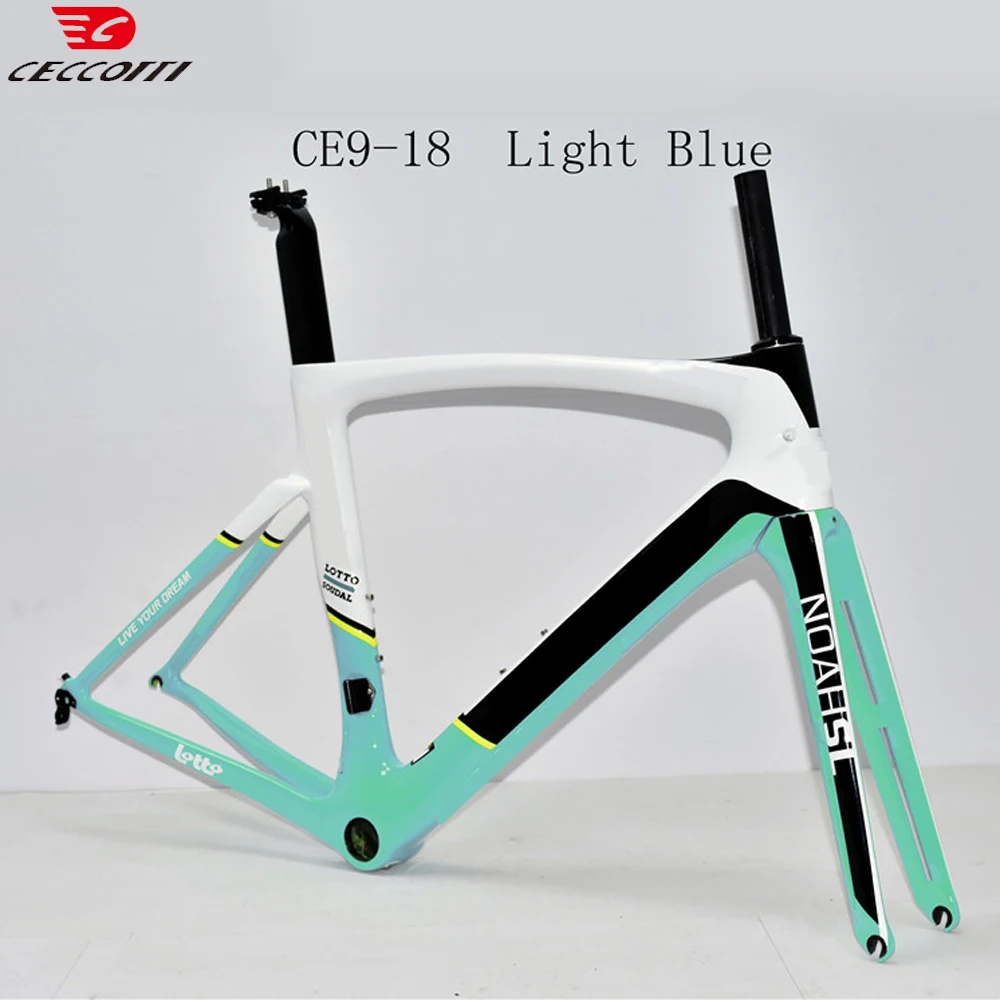 Customized Your Favorite Color For The Road Bike Frame CECCOTTI T1000 Full Carbon Bicycle Frameset For 700C Frameowork
Customized Your Favorite Color For The Road Bike Frame CECCOTTI T1000 Full Carbon Bicycle Frameset For 700C Frameowork
