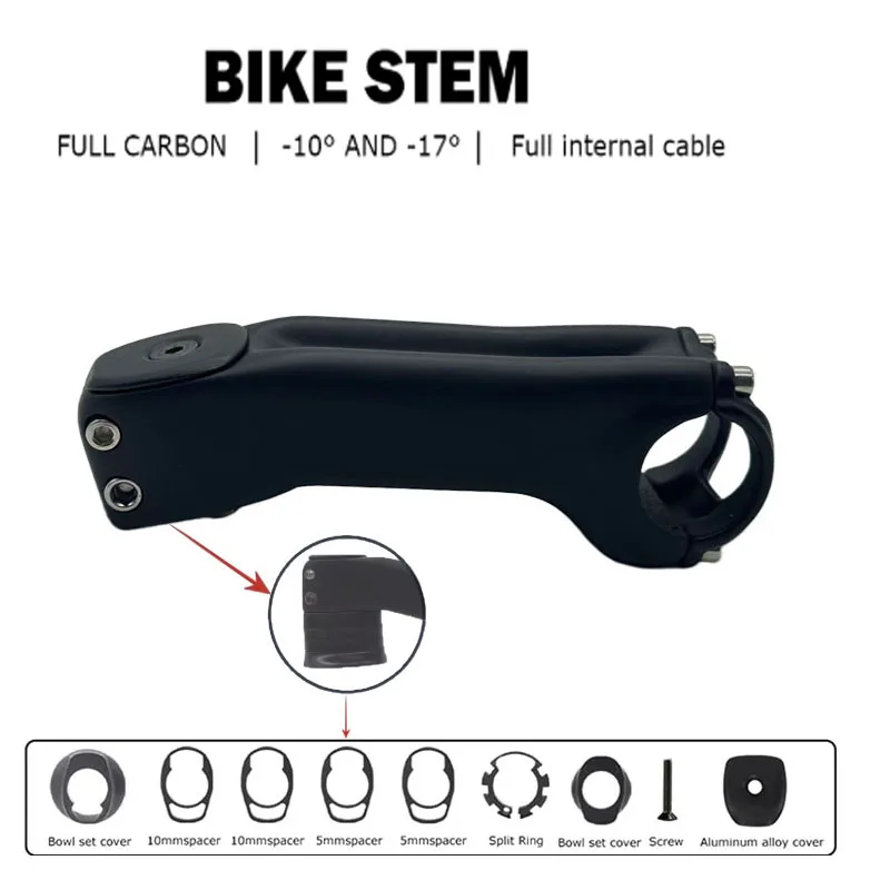 Full Carbon Bicycle Handlebar 17°-10° Angle Mountain Road Bike Handle Bars Inner Fork Compatible 60mm-120mm Diameter 28.6mm/31.8
Full Carbon Bicycle Handlebar 17°-10° Angle Mountain Road Bike Handle Bars Inner Fork Compatible 60mm-120mm Diameter 28.6mm/31.8