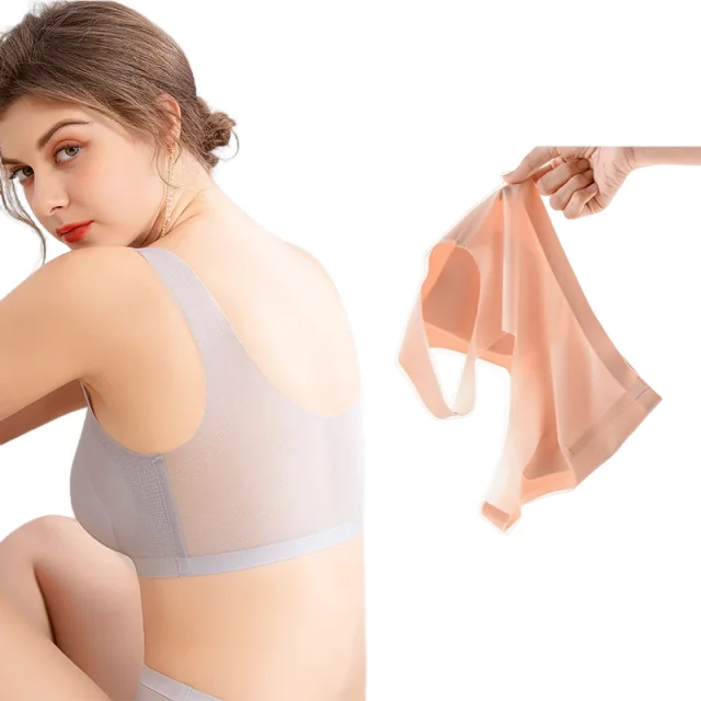 Hot Ultra-thin Ice Silk KUCLUTSilk Seamless Bra Wireless Underwear with Removable Pad for Women Breathable Full Bra 6XL 7XL
Hot Ultra-thin Ice Silk KUCLUTSilk Seamless Bra Wireless Underwear with Removable Pad for Women Breathable Full Bra 6XL 7XL