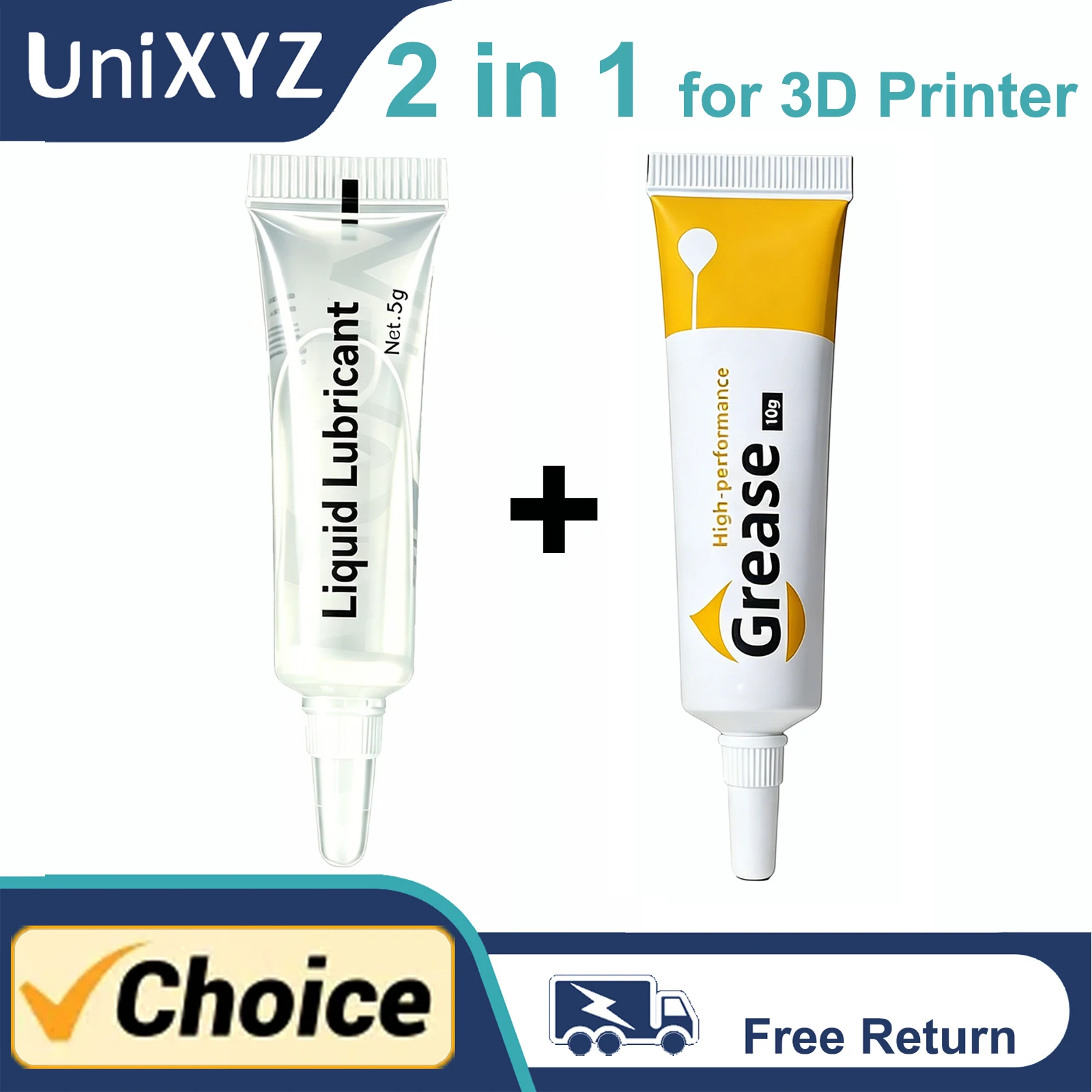 2 in 1 3D Printer Liquid Lubricant Oil & Grease For Bambu Lab X1 P1 P2 H2D Creality Ender 3 k1 X Y Z Axis Bearing Plastic-Safe
2 in 1 3D Printer Liquid Lubricant Oil & Grease For Bambu Lab X1 P1 P2 H2D Creality Ender 3 k1 X Y Z Axis Bearing Plastic-Safe