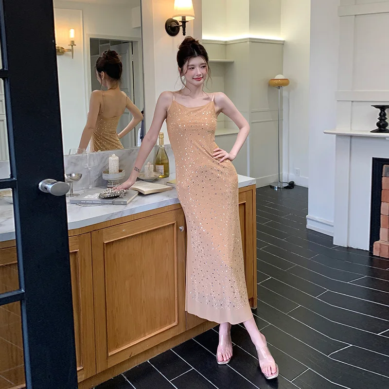 Sexy Sleeveless Evening Dress Bodycon Jumpsuit Party Gowns for Women Spring Summer Matching Set
Sexy Sleeveless Evening Dress Bodycon Jumpsuit Party Gowns for Women Spring Summer Matching Set