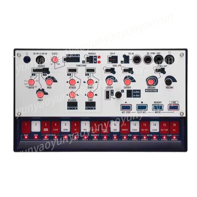 Polyphonic Synthesizer Keyboard with Analog Sound for Music Production Performance