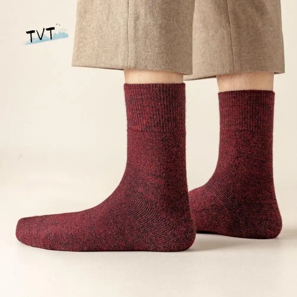 Thick Thermal Winter Warm Socks Solid Color Soft Thermal Socks Mid-Calf Length Breathable Men Business Socks Outdoor
Thick Thermal Winter Warm Socks Solid Color Soft Thermal Socks Mid-Calf Length Breathable Men Business Socks Outdoor
