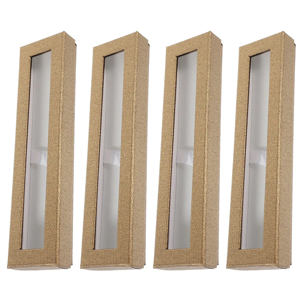 4 Pcs Heaven and Earth Cover Pen Case Organizer Paper Signature Pencil Gel Display Holder Gift Boxes Empty
4 Pcs Heaven and Earth Cover Pen Case Organizer Paper Signature Pencil Gel Display Holder Gift Boxes Empty