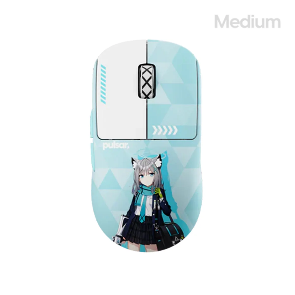 Pulsar ✕ BlueArchive X2 Crazylight Ultra-Lightweight Wireless Gaming Mouse Hoshino Nonomi Shiroko
Pulsar ✕ BlueArchive X2 Crazylight Ultra-Lightweight Wireless Gaming Mouse Hoshino Nonomi Shiroko