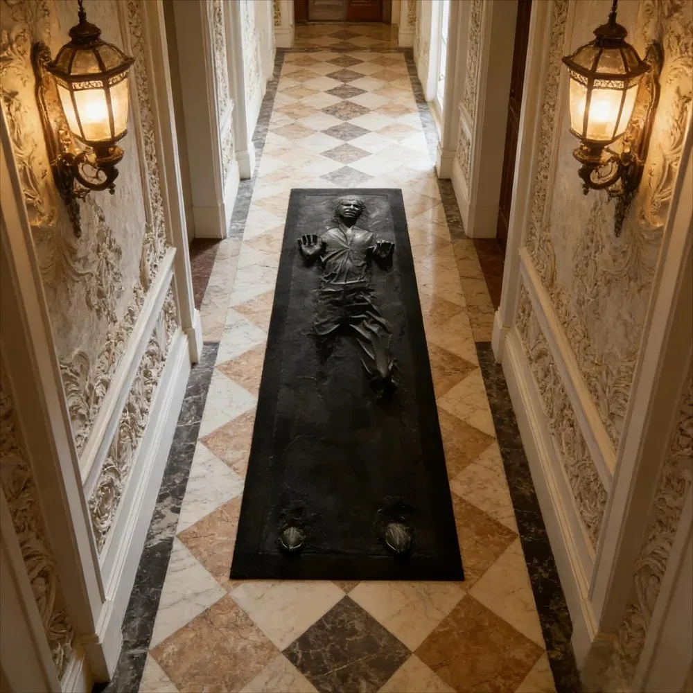VIKAMA Non-slip Han Solo Carbonite Runner Rug for Living Room Hallway Home Decor
VIKAMA Non-slip Han Solo Carbonite Runner Rug for Living Room Hallway Home Decor