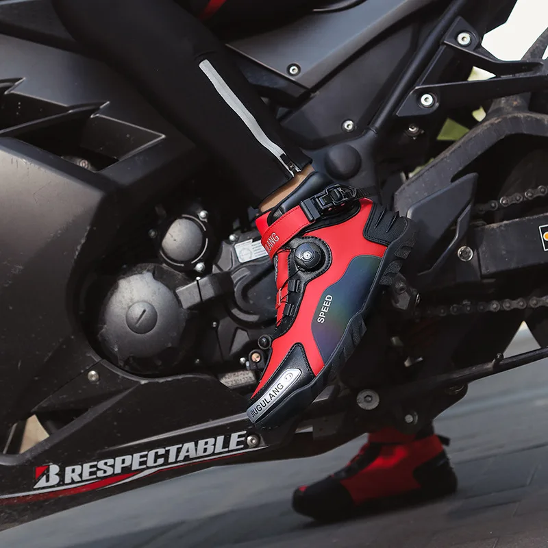 Motorcycle Riding Shoes for Men and Women All Season Off Road Racing Moto Touring Boots with Abrasion Resistant Cushioning
Motorcycle Riding Shoes for Men and Women All Season Off Road Racing Moto Touring Boots with Abrasion Resistant Cushioning