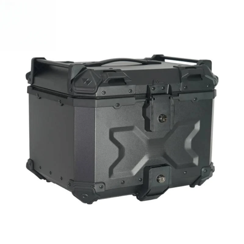 High Quality F2 MOTO 45L-X Black Motorcycle Tail Box, Waterproof Shatterproof, With Backrest, Double-Lock And Qu Hot Selling
High Quality F2 MOTO 45L-X Black Motorcycle Tail Box, Waterproof Shatterproof, With Backrest, Double-Lock And Qu Hot Selling