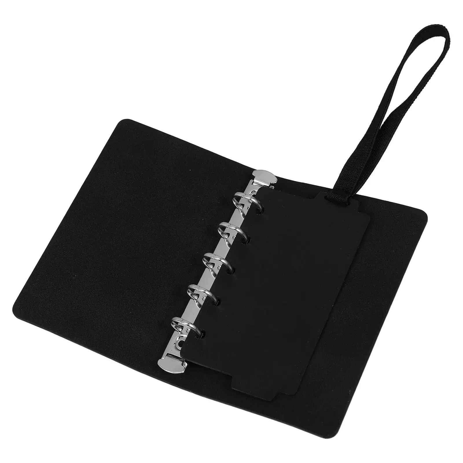 Black PU Planner Cover Compact Portable A5 Notebook Binder Case Pocket Protective Journal Shell Small Hole
Black PU Planner Cover Compact Portable A5 Notebook Binder Case Pocket Protective Journal Shell Small Hole