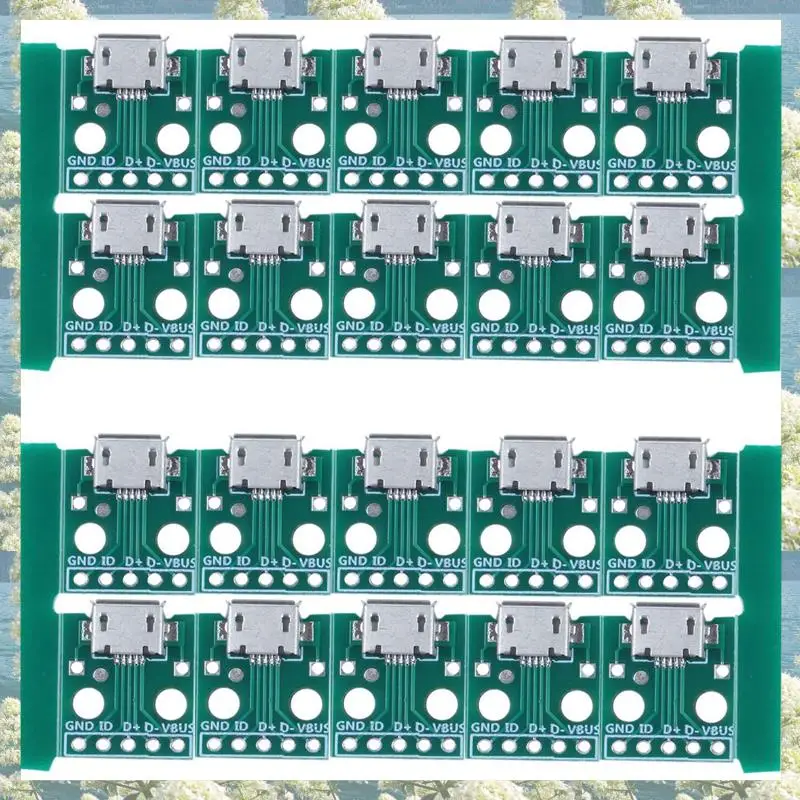 Best Of 2025-20Pcs Адаптер Micro-Usb To Dip 5-контактный гнездовой разъем B Тип Печатный преобразователь печатной платы
Best Of 2025-20Pcs Адаптер Micro-Usb To Dip 5-контактный гнездовой разъем B Тип Печатный преобразователь печатной платы