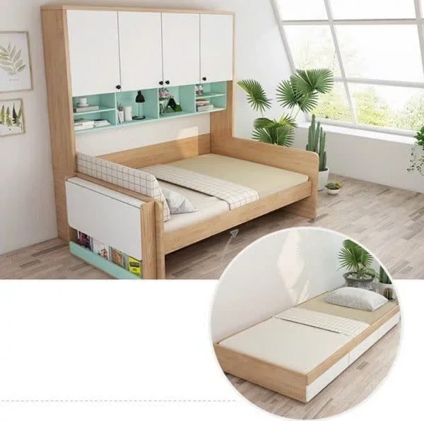 A Modern Design Multifunctional Smart Bed High Quality Solid Wood Bedroom Furniture Made In Viet Nam
A Modern Design Multifunctional Smart Bed High Quality Solid Wood Bedroom Furniture Made In Viet Nam