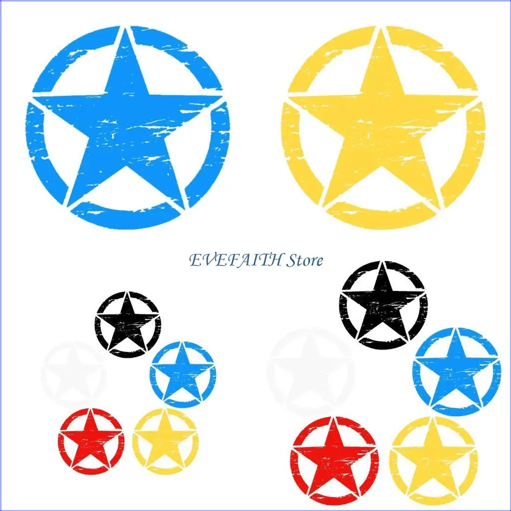 124B Star Decal Car Body Sticker Auto Window Bumper Door Car Styling Sticker
124B Star Decal Car Body Sticker Auto Window Bumper Door Car Styling Sticker