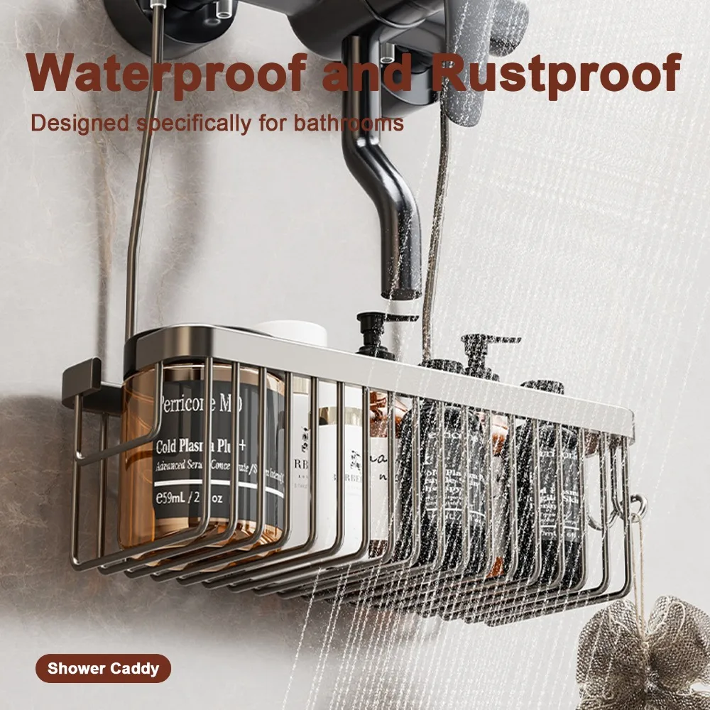Aluminium Bathroom Shelf Without Drilling Shower Shelf Shelves Shampoo Holder Basket Storage Organizer Bathroom Accessories
Aluminium Bathroom Shelf Without Drilling Shower Shelf Shelves Shampoo Holder Basket Storage Organizer Bathroom Accessories
