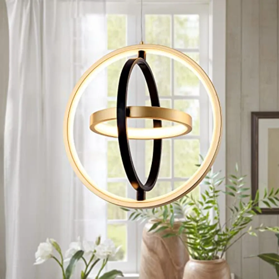 Modern LED Chandelier DIY Creative Chandelier Adjustable Hanging Round Ring 3 Ring 4000K Warm White Light Fixture for Dining Ro
Modern LED Chandelier DIY Creative Chandelier Adjustable Hanging Round Ring 3 Ring 4000K Warm White Light Fixture for Dining Ro