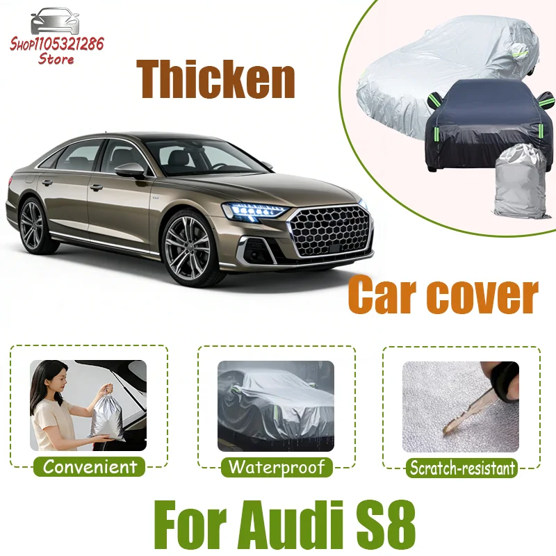 For Audi S8 Fit Outdoor Protection Full Car Covers Snow Cover Sunshade Waterproof Dustproof Exterior Car cover protection
For Audi S8 Fit Outdoor Protection Full Car Covers Snow Cover Sunshade Waterproof Dustproof Exterior Car cover protection