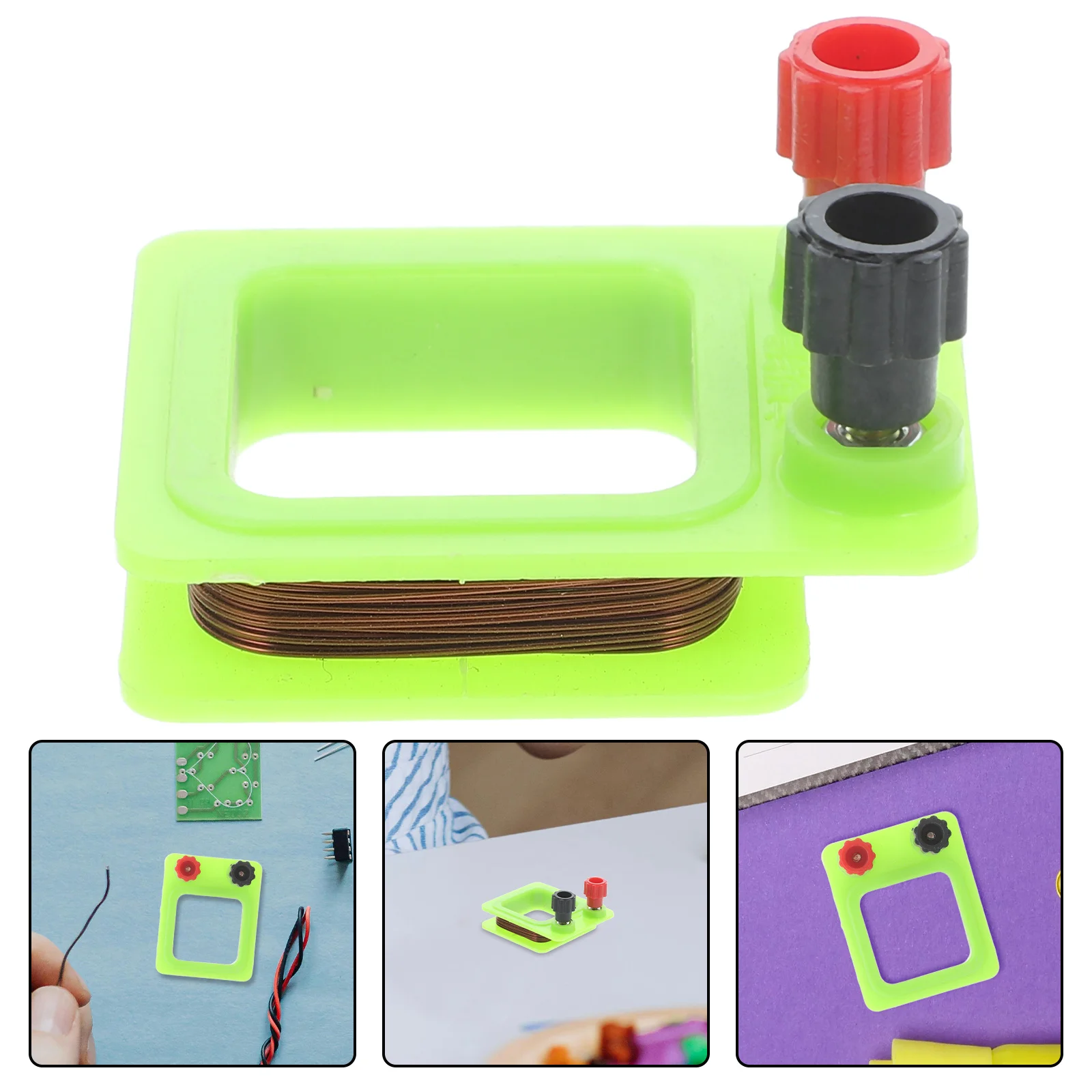 Magnetic Induction Coil Educational Science Tool Physics Equipment Electromagnetic for Teaching Square Copper Device
Magnetic Induction Coil Educational Science Tool Physics Equipment Electromagnetic for Teaching Square Copper Device