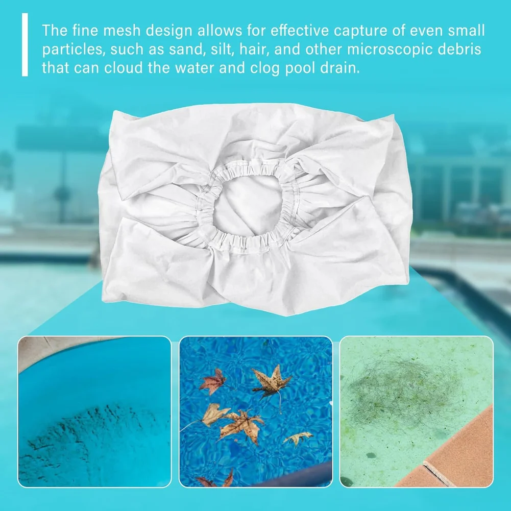 Fine Filter Bag Replacement for Aquabot 8111 and 8101 Pool Cleaners White Reusable Cotton Mesh Bag for Debris and Dirt Capture
Fine Filter Bag Replacement for Aquabot 8111 and 8101 Pool Cleaners White Reusable Cotton Mesh Bag for Debris and Dirt Capture
