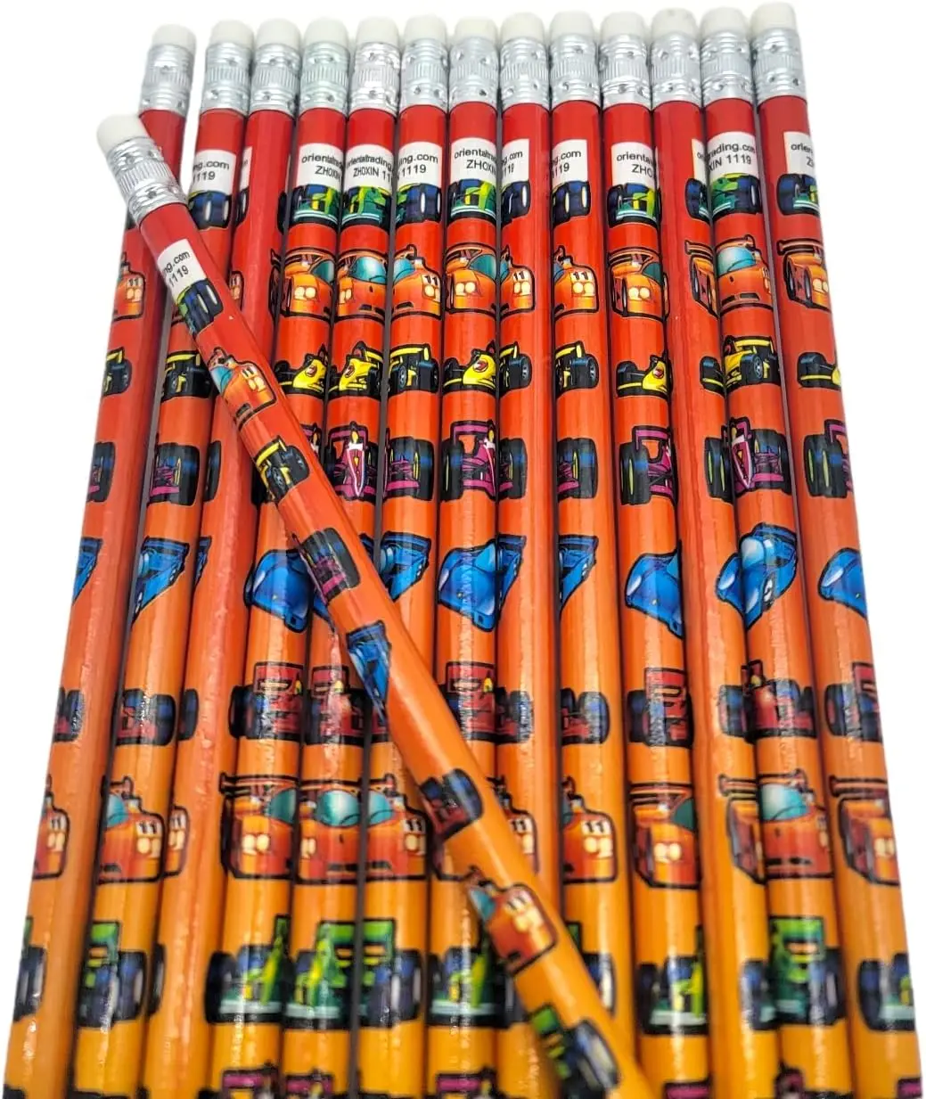 Formula One Racing Car Print Wooden Pencils, 24 Pack with Erasers, #2 Lead, Safe for Kids
Formula One Racing Car Print Wooden Pencils, 24 Pack with Erasers, #2 Lead, Safe for Kids