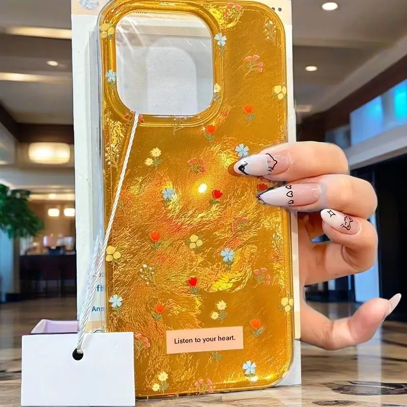 Case For iPhone 16 15 Perforated Vortex Shell IMD Retro Small Flower 14 13 12 11 Pro Max XS XR X SE2 7 8 Plus Shockproof Cover
Case For iPhone 16 15 Perforated Vortex Shell IMD Retro Small Flower 14 13 12 11 Pro Max XS XR X SE2 7 8 Plus Shockproof Cover