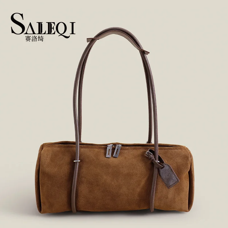 Genuine Grade Suede Leather Women's Shoulder Bag Luxury Designer Brand Ladies Handbag Fashion Underarm Bag Female Pillow Bag New
Genuine Grade Suede Leather Women's Shoulder Bag Luxury Designer Brand Ladies Handbag Fashion Underarm Bag Female Pillow Bag New
