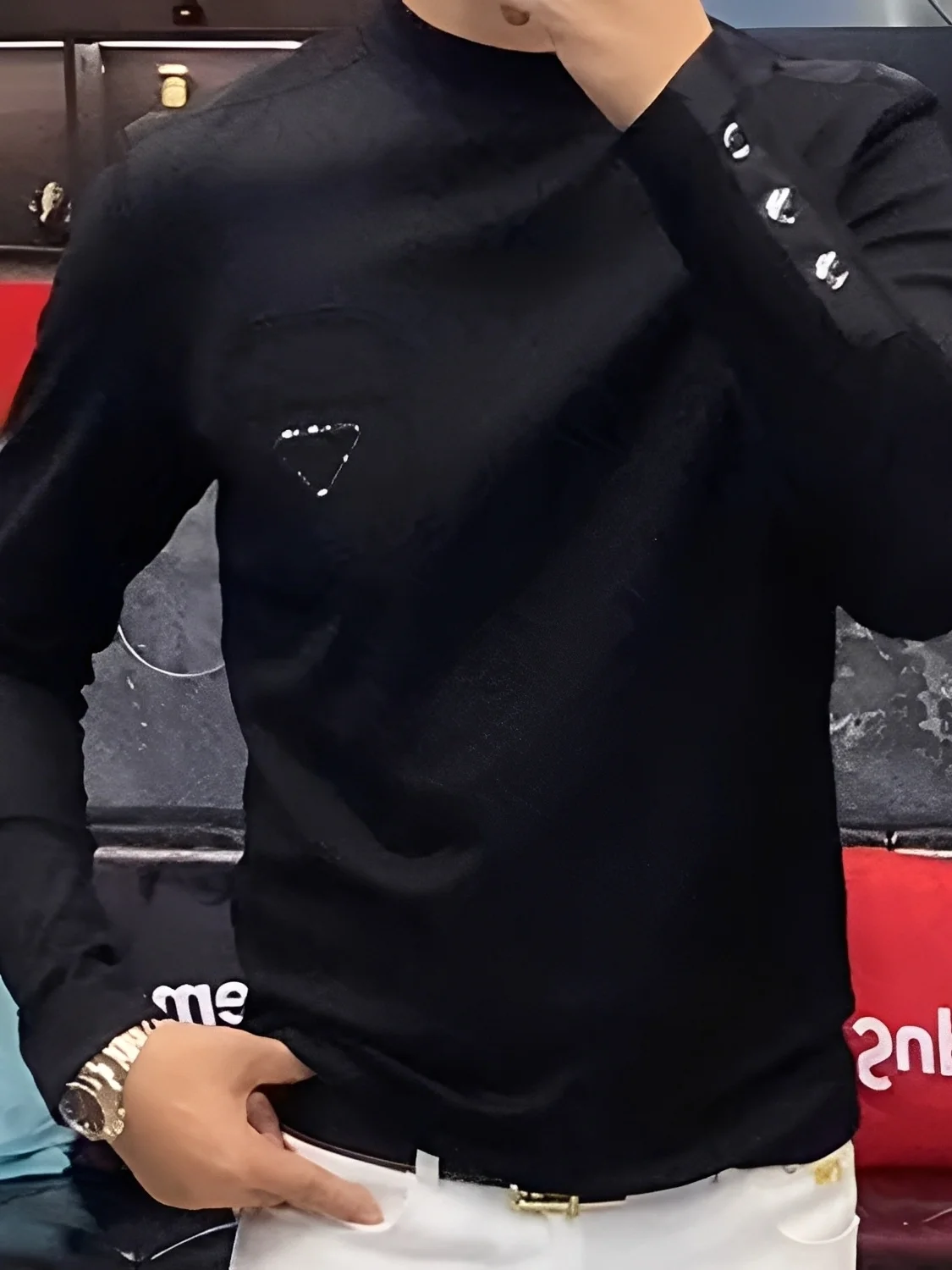 Men's Long Sve Faionable Korean Sle Slim Fit Comfortable Trendy Simple Design Autumn New Arrival T-irt Polyester
Men's Long Sve Faionable Korean Sle Slim Fit Comfortable Trendy Simple Design Autumn New Arrival T-irt Polyester