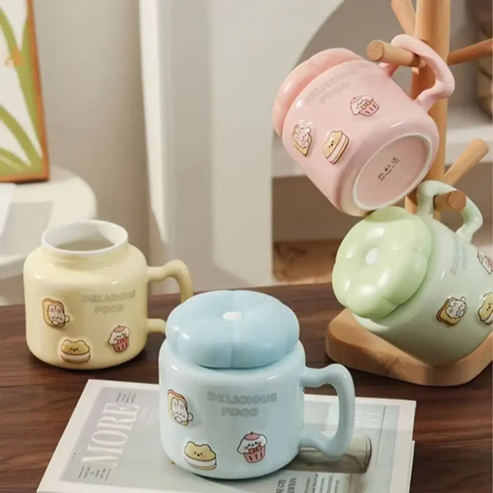 Large Capacity Cartoon Mirror Mug with Handle Comfortable Grip Ceramic Coffee Cup Heat-resistant Smooth Surface
Large Capacity Cartoon Mirror Mug with Handle Comfortable Grip Ceramic Coffee Cup Heat-resistant Smooth Surface