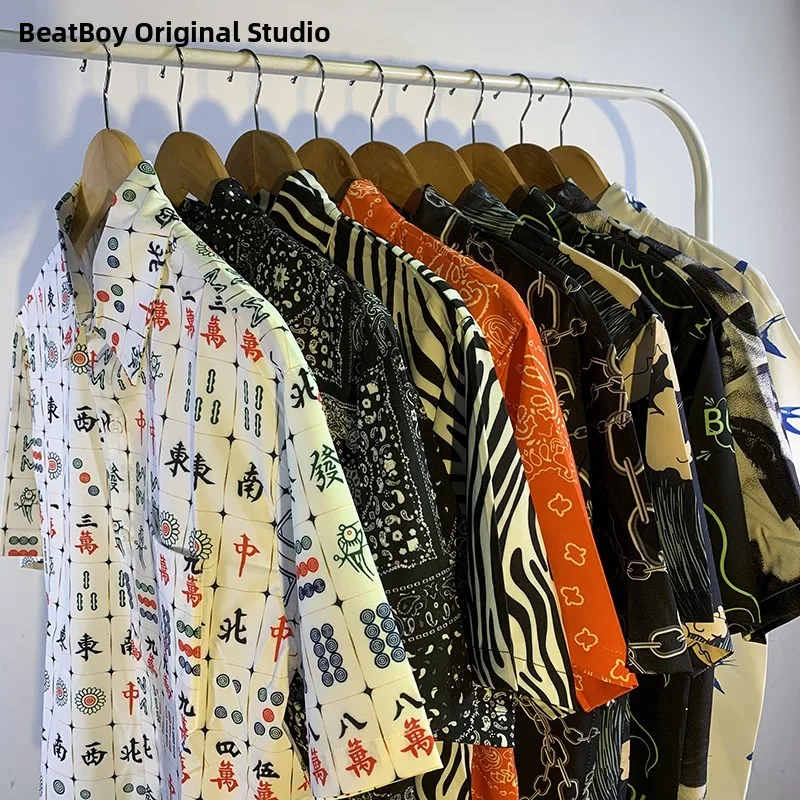 Casual Print ort Sve Men's irt Summer Loose Fit Hip Hop f Sve Summer Hawaii irt Jaet Youth Faion Trend
Casual Print ort Sve Men's irt Summer Loose Fit Hip Hop f Sve Summer Hawaii irt Jaet Youth Faion Trend