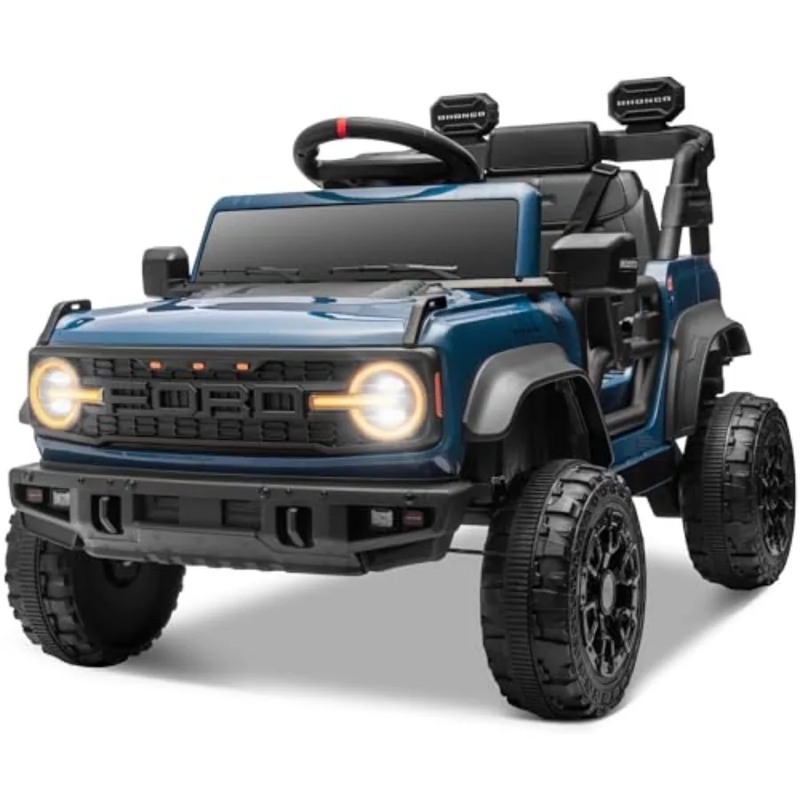 Blue 12V Electric Ride On Jeep for with Shock Absorbers Soft Start Bluetooth LED Lights 2 Speed Remote Control Vehicle for Todd
Blue 12V Electric Ride On Jeep for with Shock Absorbers Soft Start Bluetooth LED Lights 2 Speed Remote Control Vehicle for Todd